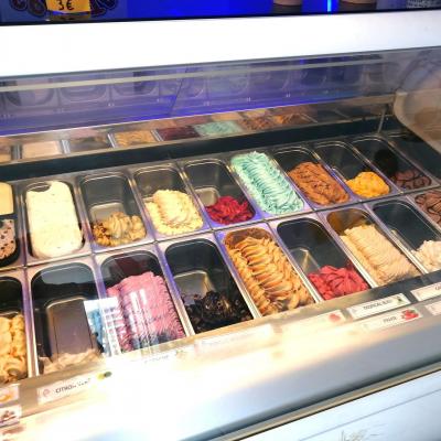 vitrine de glaces